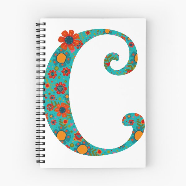 Item preview, Floral Letter C - Colorful Personalized Initial Sticker designed and sold by Inspirivity.