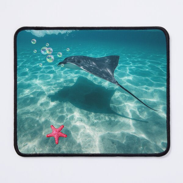 Item preview, Lost in the Blue - Manta Ray designed and sold by BeeStylishTees.