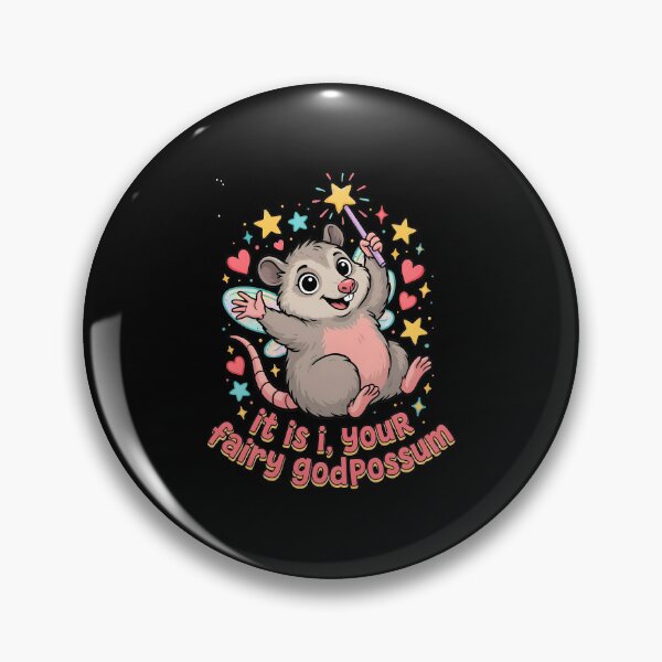 Item preview, It Is I Your Fairy Godpossum Enchanted Opossum Meme designed and sold by Redgiant87x.