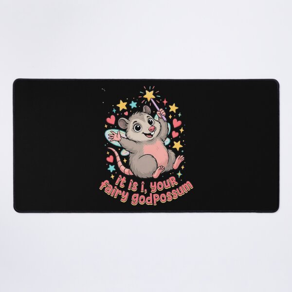 Item preview, It Is I Your Fairy Godpossum Enchanted Opossum Meme designed and sold by Redgiant87x.