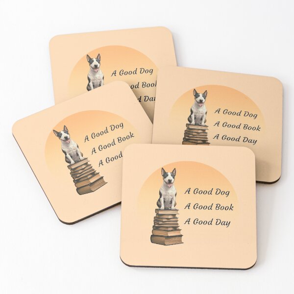Item preview, Bull Terrier Dog Lover Book Lover designed and sold by TherezaDesign.