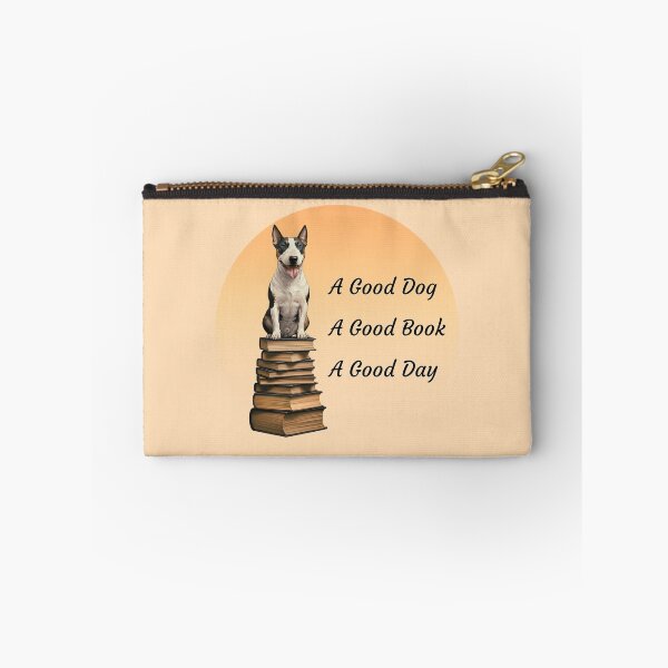 Item preview, Bull Terrier Dog Lover Book Lover designed and sold by TherezaDesign.