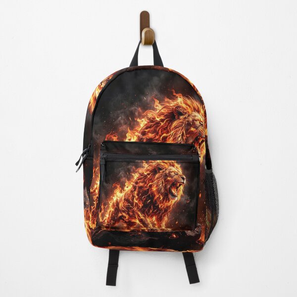 Item preview, Born from Flames - Ferocious Fire Lion Art designed and sold by Marcu Ioachim.