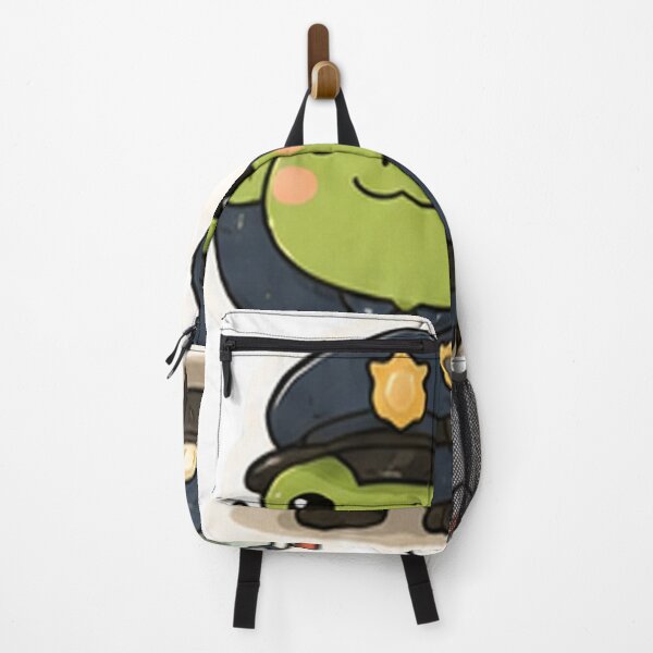 Item preview, Cute Frog Police Officer Saluting Aesthetic designed and sold by denybz.