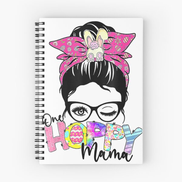 Item preview, Happy Easter Day 2023 One Hoppy Mama Bunny Easter Messy Bun designed and sold by Stungmans.