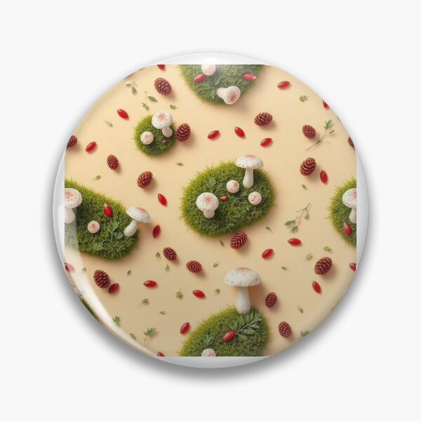 Item preview, Bleeding Tooth Fungus Woodland Pattern designed and sold by Helt-enkelt.