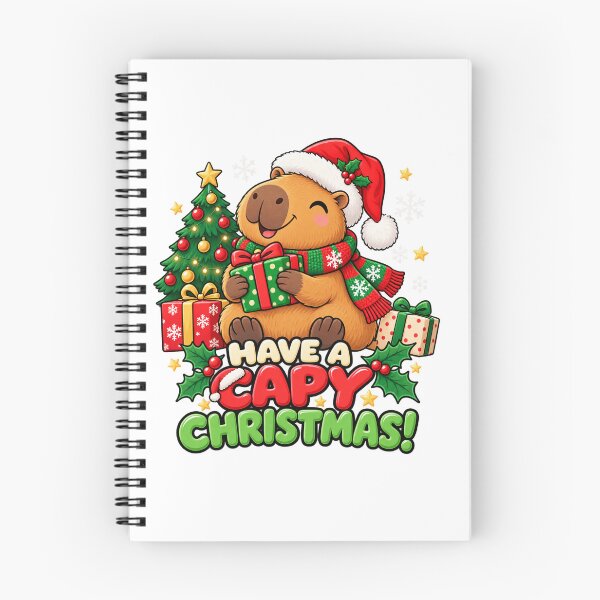 Item preview, Cute Christmas Capybara – Have a Capy Christmas designed and sold by CapybaraTravels.