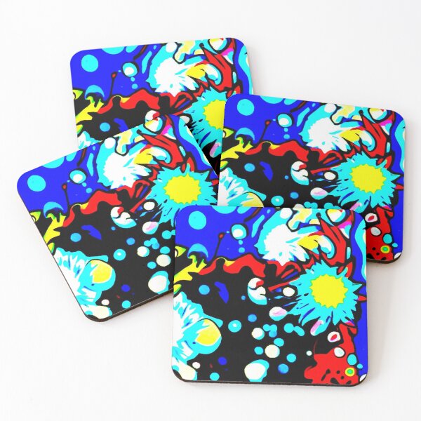 Item preview, Psychedelic Primary Explosion Graphic Burst designed and sold by JanekaBobbitt.