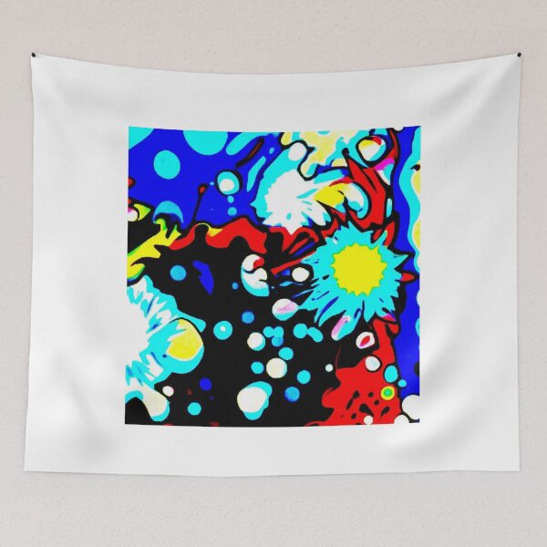 Item preview, Psychedelic Primary Explosion Graphic Burst designed and sold by JanekaBobbitt.