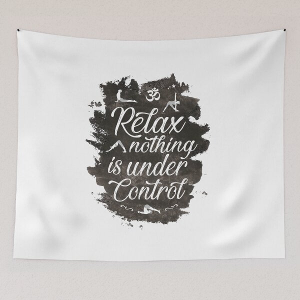 Item preview, Relax nothing is under control, lettering Yoga , Om. designed and sold by JrNergal.