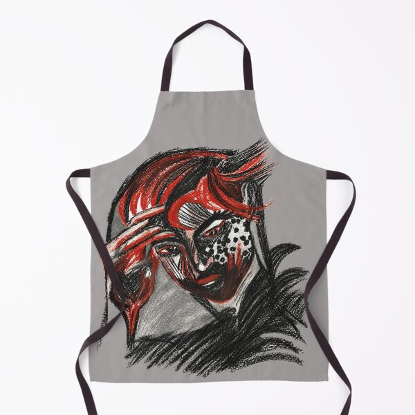 Item preview, Inner Turmoil – Dark Surrealist Portrait in Red and Black designed and sold by SVox.