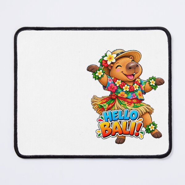 Item preview, Cute Capybara Adventure in Bali designed and sold by CapybaraTravels.
