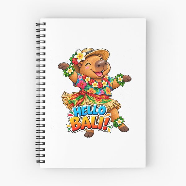 Item preview, Cute Capybara Adventure in Bali designed and sold by CapybaraTravels.