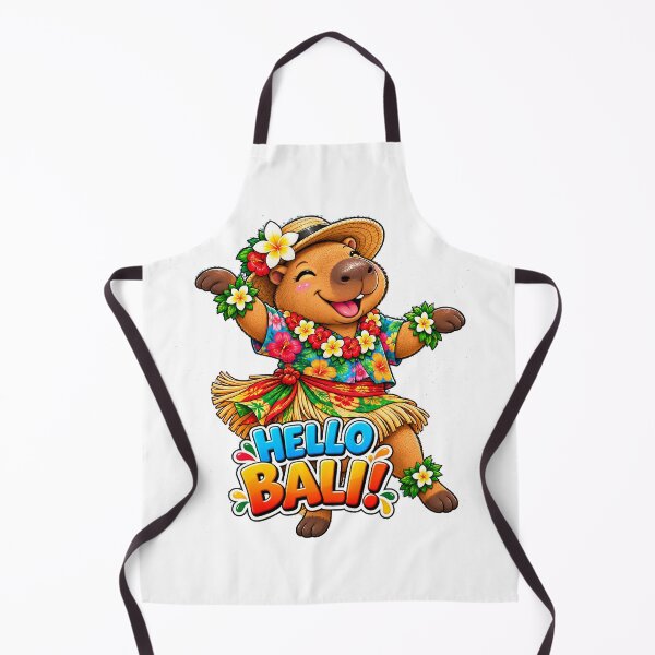 Item preview, Cute Capybara Adventure in Bali designed and sold by CapybaraTravels.