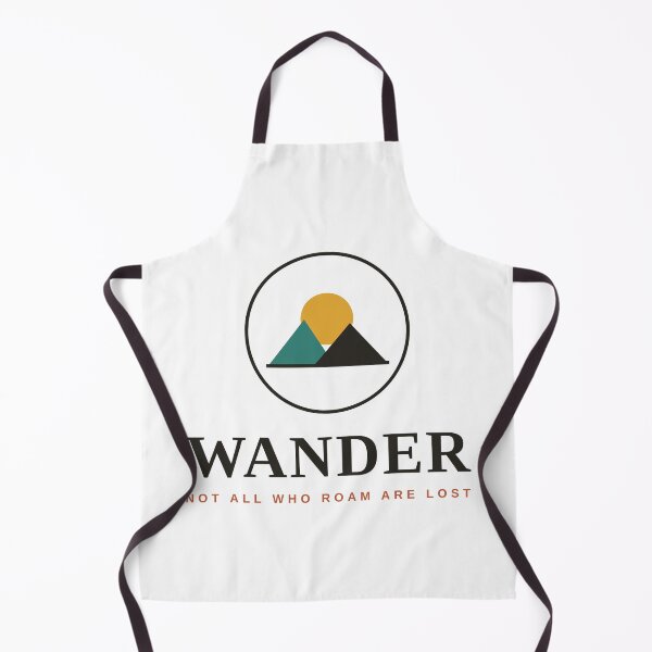 Item preview, Wander — Not All Who Roam Are Lost, Mountain Badge designed and sold by raeandcharles.