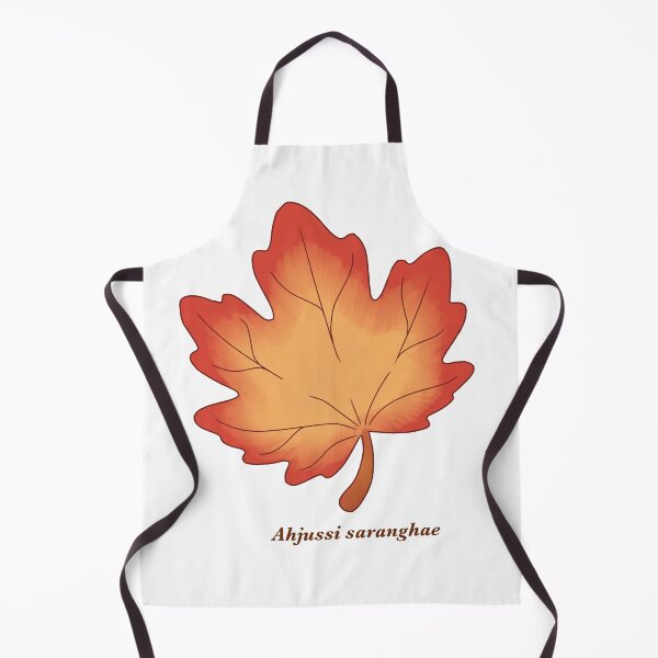 Item preview, Ahjussi Saranghae Maple Leaf – Cozy Korean Autumn Aesthetic Digital Art designed and sold by Kanikawaii.