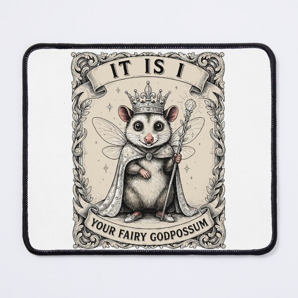 Item preview, It Is I Your Fairy Godpossum Possum Meme Magic designed and sold by Redgiant87x.