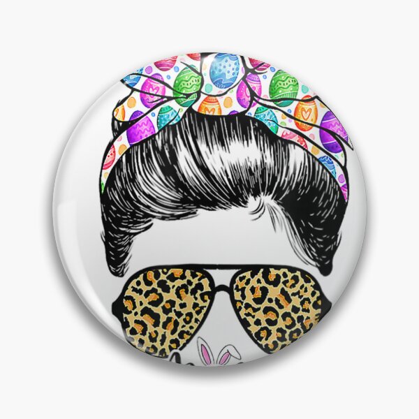 Item preview, Funny Mama Bunny Leopard Messy Bun Easter Day Family Gifts designed and sold by Stungmans.