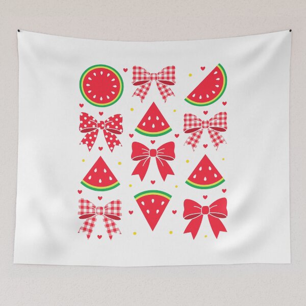 Item preview, Watermelon Bow Summer Cute Fruit Pattern Design designed and sold by styleonestaa.