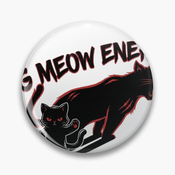 Item preview, Big Meow Energy – Trendy Cat Lover Typography Design designed and sold by RokomariFabric.