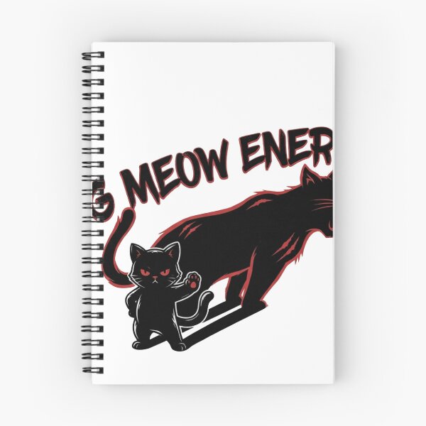 Item preview, Big Meow Energy – Trendy Cat Lover Typography Design designed and sold by RokomariFabric.