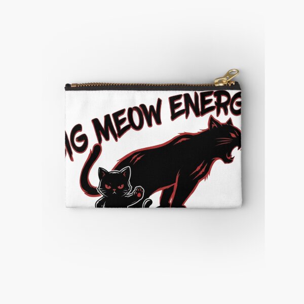Item preview, Big Meow Energy – Trendy Cat Lover Typography Design designed and sold by RokomariFabric.