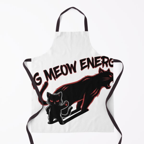 Item preview, Big Meow Energy – Trendy Cat Lover Typography Design designed and sold by RokomariFabric.
