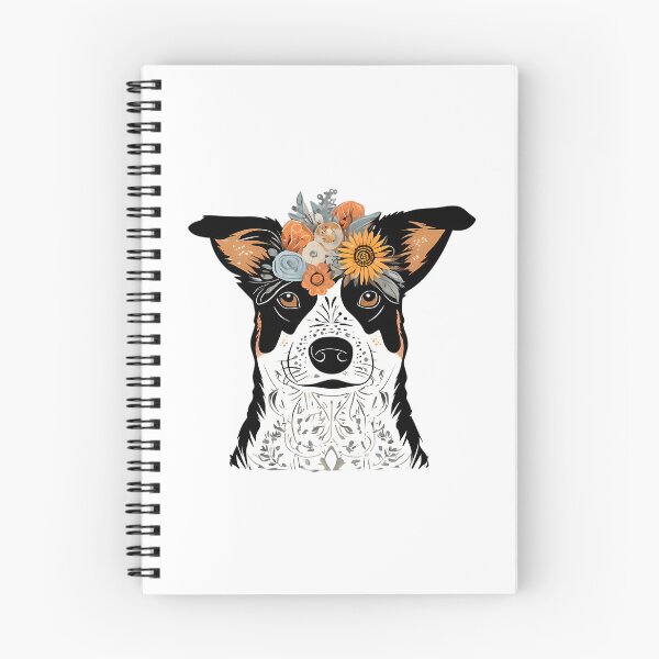 Item preview, Floral Silhouette Of An Australian Cattle Dog designed and sold by PCXEXCHANGE.