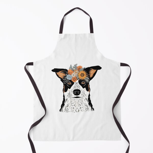 Item preview, Floral Silhouette Of An Australian Cattle Dog designed and sold by PCXEXCHANGE.