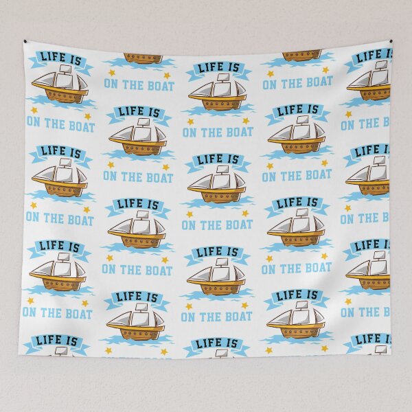 Item preview, Life Is Better On The Boat designed and sold by Garstshop.