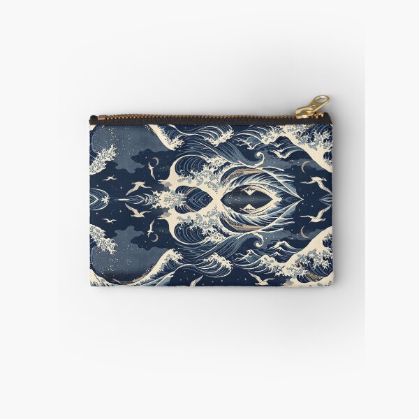 Item preview, Japanese Art Great Ocean Minimalistic Waves Seamless Pattern  designed and sold by ArtDesignTp.