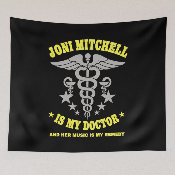 Item preview, Jonis Mitchells is My Doctor Music Remedy  designed and sold by CressidaRook.