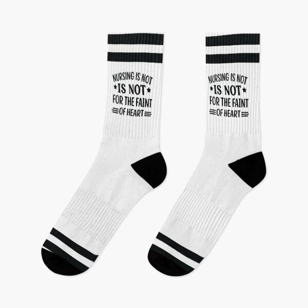 Item preview, Nursing Is Not for the Faint of Heart, Funny Nurse designed and sold by CloudyPress.