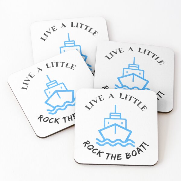 Item preview, Live A Little And Rock The Boat designed and sold by Garstshop.