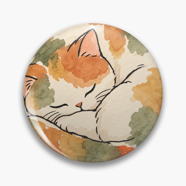 Item preview, Loaf Mode Engaged, Watercolor Sleeping Cat designed and sold by Jessie's Palette.