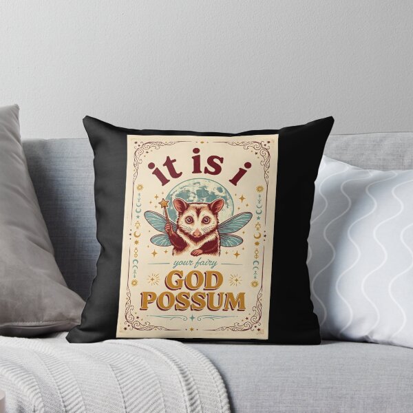 Item preview, It Is I Your Fairy Godpossum Funny Fantasy Meme designed and sold by Redgiant87x.
