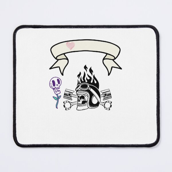 Item preview, Flaming Skull Motorcycle – Love, Speed & Rebellion designed and sold by Sowaninongtdu.