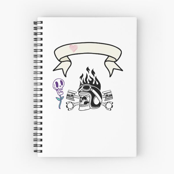 Item preview, Flaming Skull Motorcycle – Love, Speed & Rebellion designed and sold by Sowaninongtdu.
