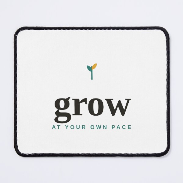 Item preview, Grow At Your Own Pace — Minimalist Plant & Growth designed and sold by raeandcharles.