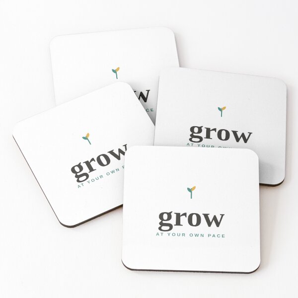 Item preview, Grow At Your Own Pace — Minimalist Plant & Growth designed and sold by raeandcharles.