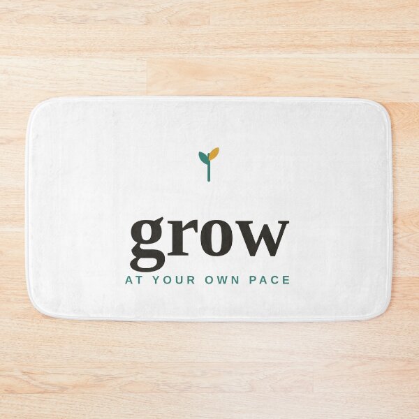 Item preview, Grow At Your Own Pace — Minimalist Plant & Growth designed and sold by raeandcharles.