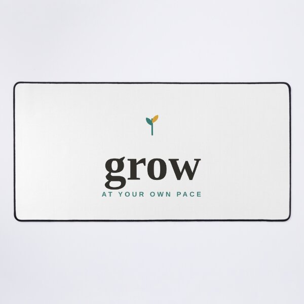 Item preview, Grow At Your Own Pace — Minimalist Plant & Growth designed and sold by raeandcharles.