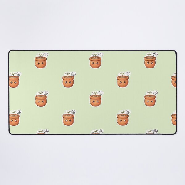 Item preview, I’m Trying Kawaii Plant Pot designed and sold by Cerys-GS.