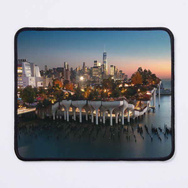 Item preview, New York City Skyline - Manhattan Little Island Night Art designed and sold by DGMaxShop.