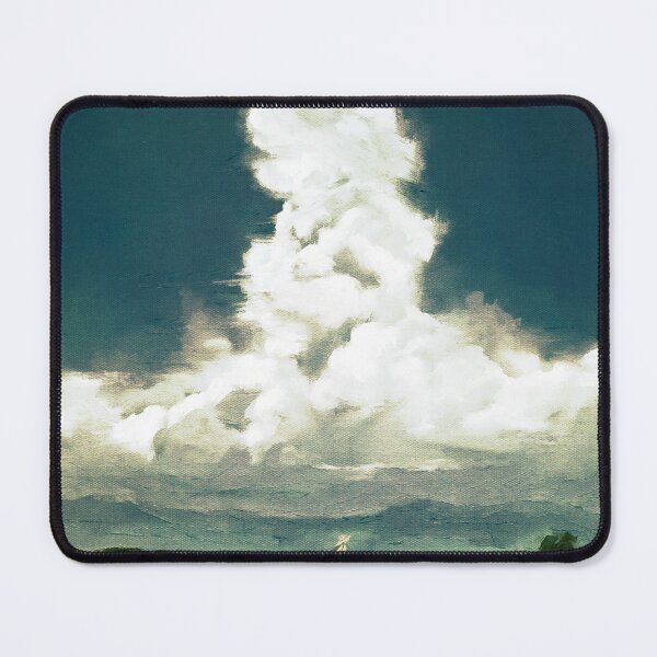 Item preview, Girl Walking Under Towering Clouds Painting designed and sold by Vinegarice.