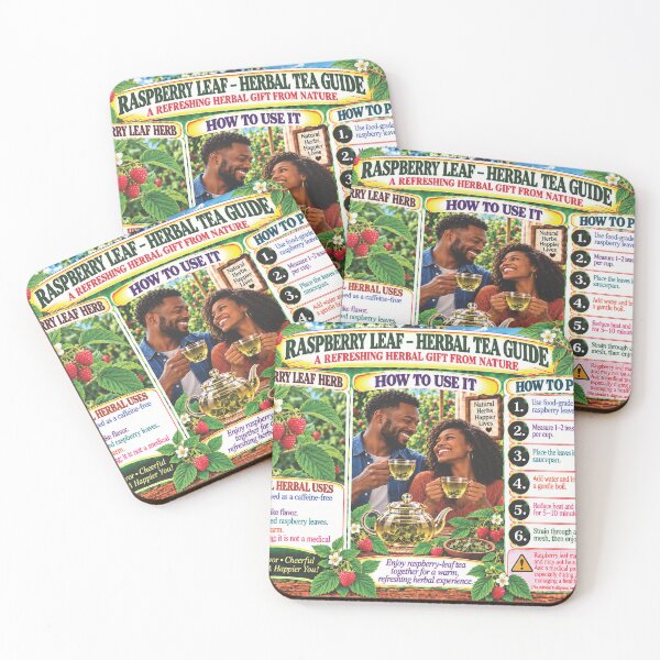 Item preview, Raspberry Leaf Herbal Tea Guide designed and sold by New Wave Artworks & Odds &Ends.