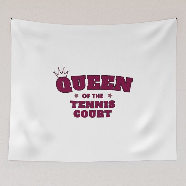 Item preview, Queen of the Tennis Court designed and sold by DixieGirlStudio.