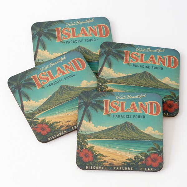 Item preview, Vintage Island Tropical Paradise designed and sold by JuViRo.