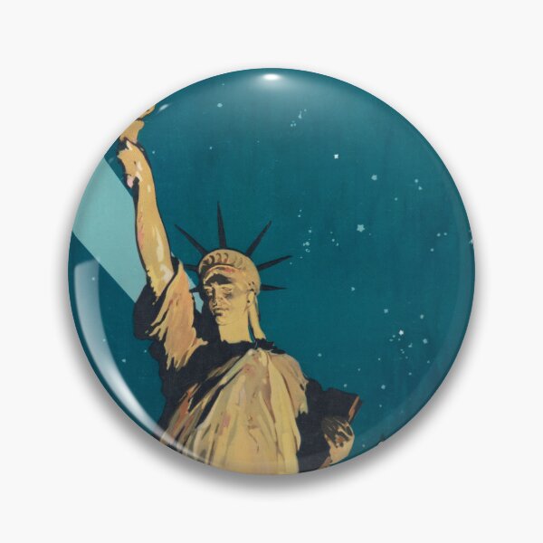 Item preview, New York Statue of Liberty Travel Poster designed and sold by WillowNox7.