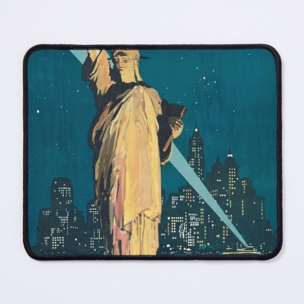 Item preview, New York Statue of Liberty Travel Poster designed and sold by WillowNox7.
